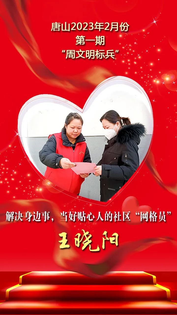 唐山2023年2月份第一期“周文明标兵”发布！