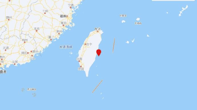 <em>中国台湾</em>附近发生4.7级地震