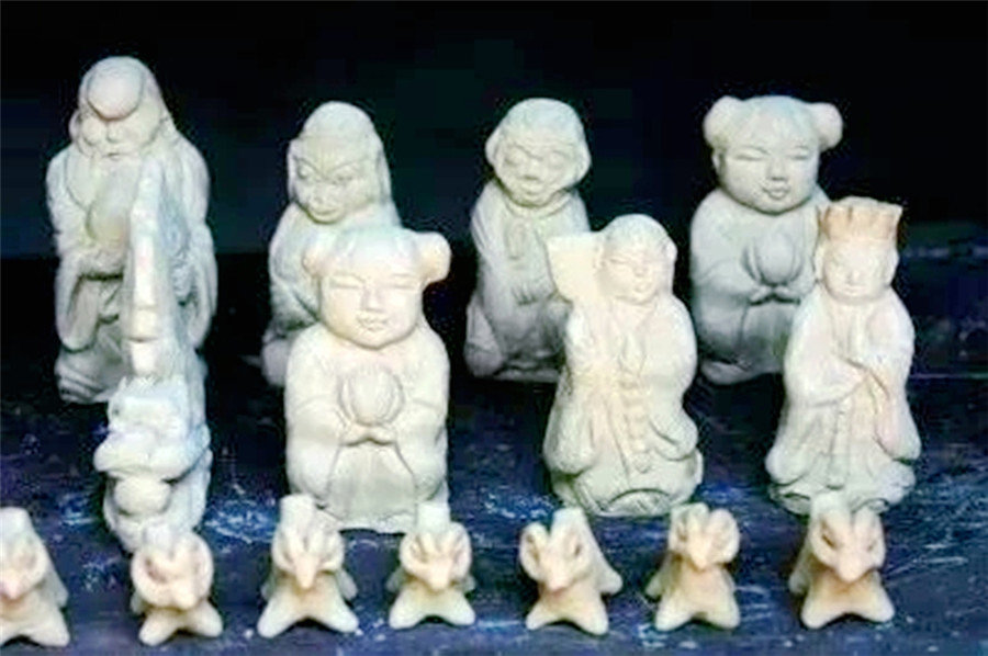 "泥娃娃"只用雪一样的白土涂色 这项"绝技"传千年