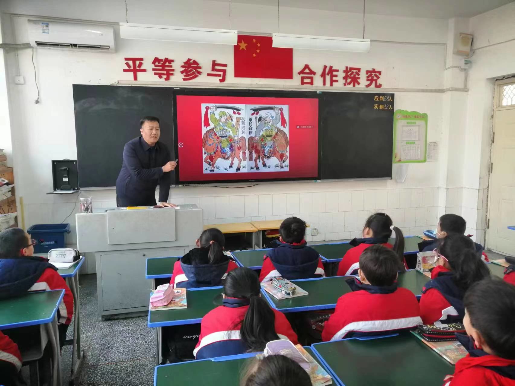 商丘市梁园区实验小学开展传统文化进课堂活动