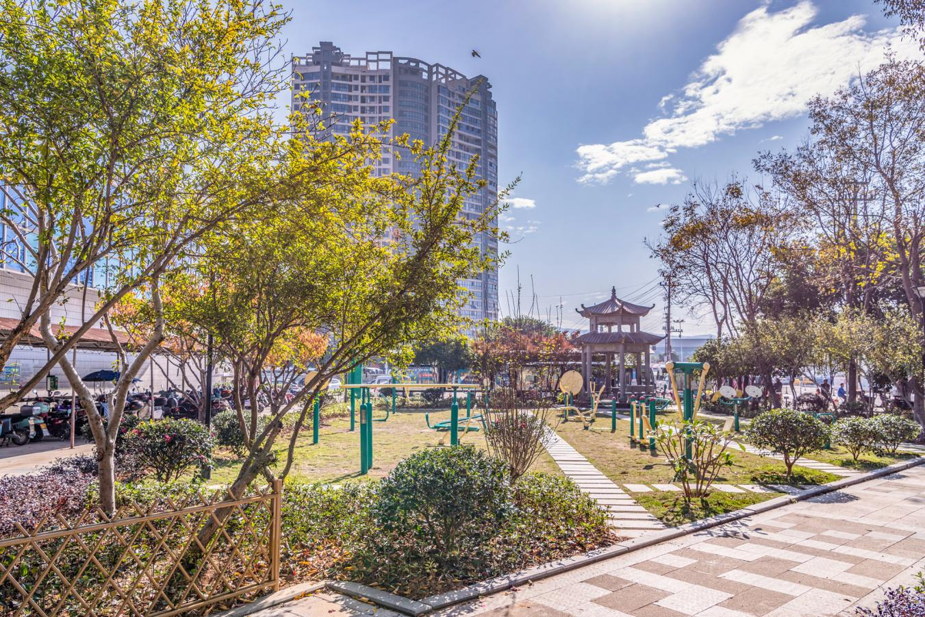 浙江玉环:“口袋公园”盛满市民“微幸福”