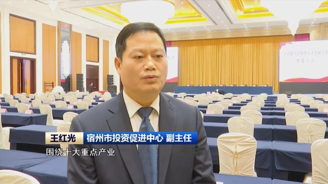 宿州市投资促进中心 副主任 王红光
