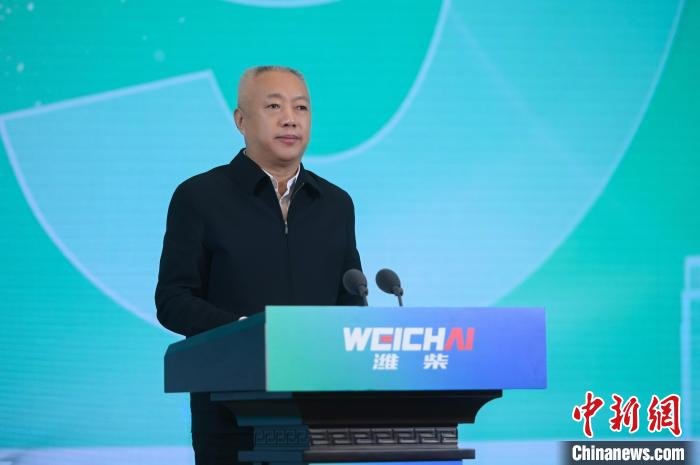 中国工程院院士、山东省科协主席凌文在发布现场致辞。 潍柴集团 供图