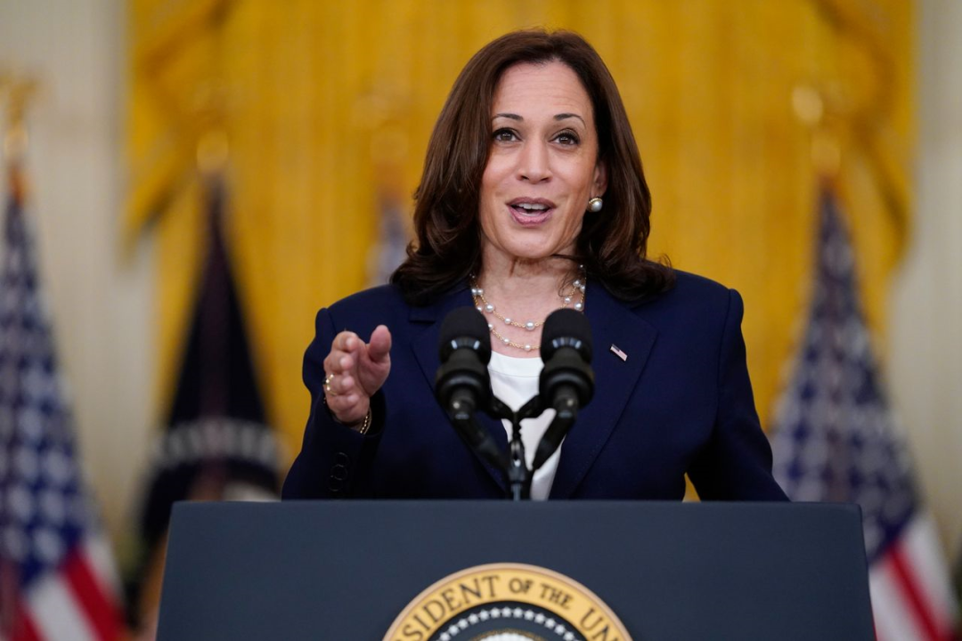 ▎美国现任副总统卡玛拉&middot;哈里斯(Kamala Harris)，图源美联社