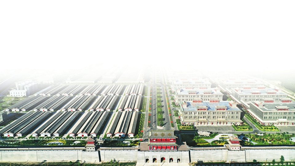 俯瞰中国汾酒城