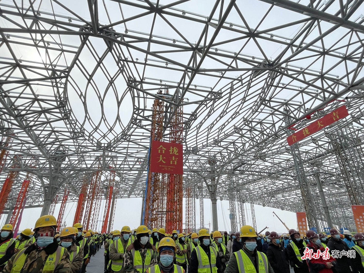 元旦建设不停工！兰州中川国际机场建设现场施工忙-丝路明珠网