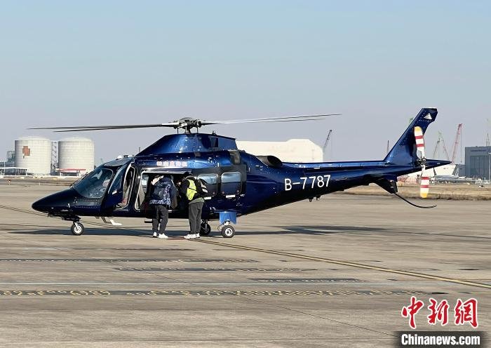 器官转运黄金6小时上海实现救援直升机飞进大型运输机场接运爱心捐献