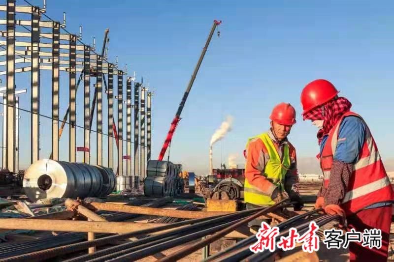 金昌招商项目建设现场 新甘肃·甘肃日报通讯员 柯玉栋