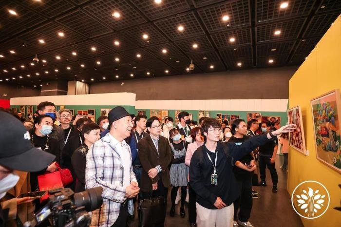 首届全国插画扶持计划（CIAC）优秀作品展现场　广州市动漫艺术家协会 供图