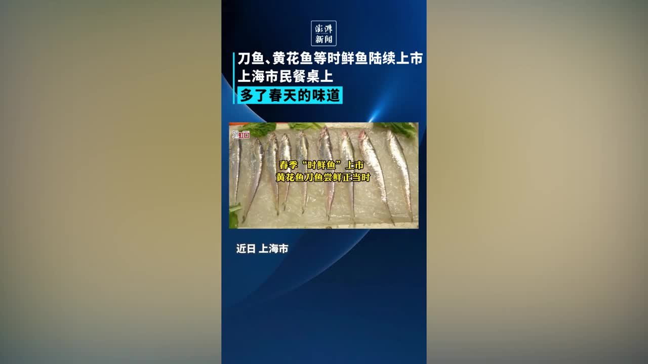 气温回暖，时鲜鱼上市！上海市民餐桌上多了春天的味道