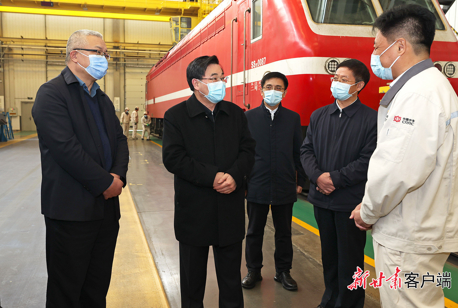 甘肃书记调研兰州两区 激励干部躬身实干敢为人先