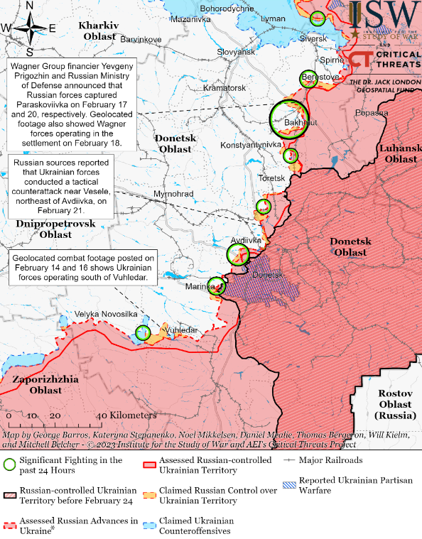 2月23日俄乌战场情报：梅德韦杰夫称俄罗斯能用核武自卫