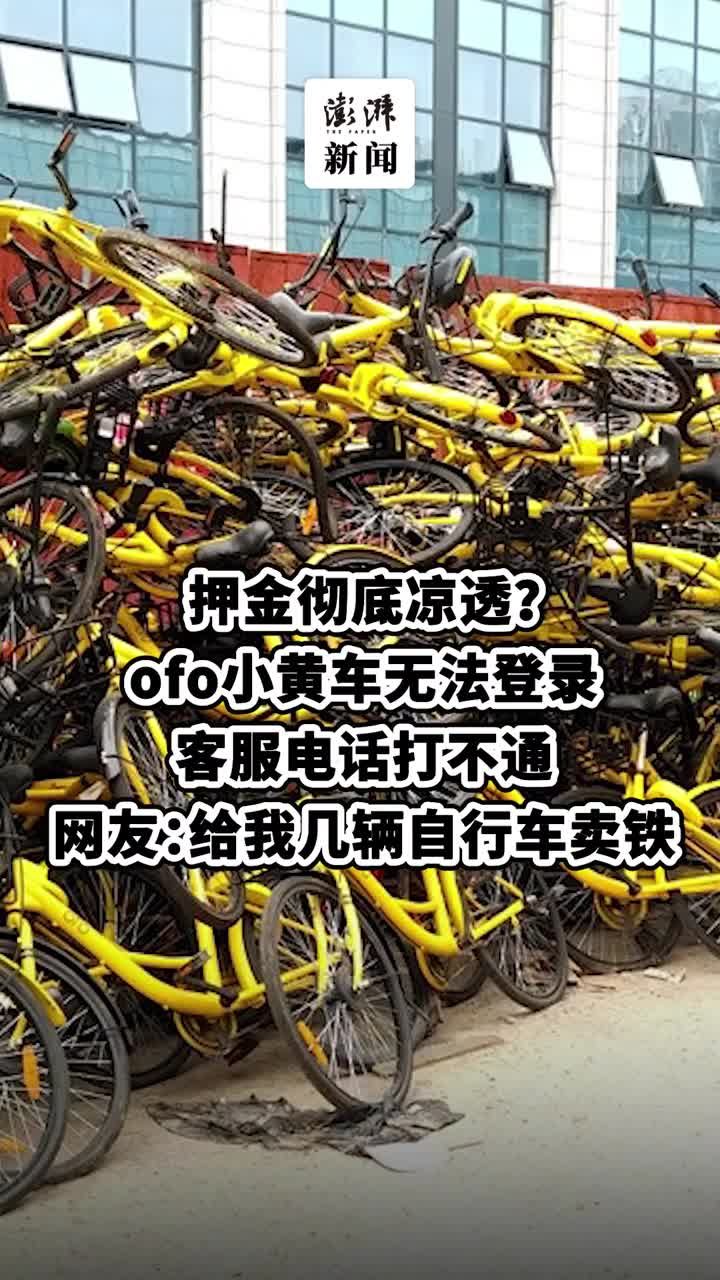 押金彻底凉透？ofo客户端无法登录，网友：给我几辆车卖铁