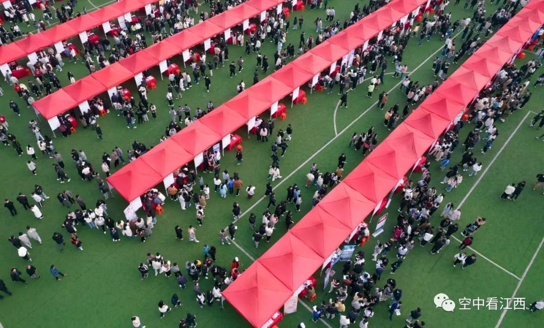 新余高校春季双选招聘会 人潮涌动气氛热烈（图）