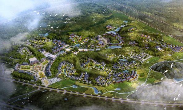 义门陈文化产业园一期家风寻根园效果