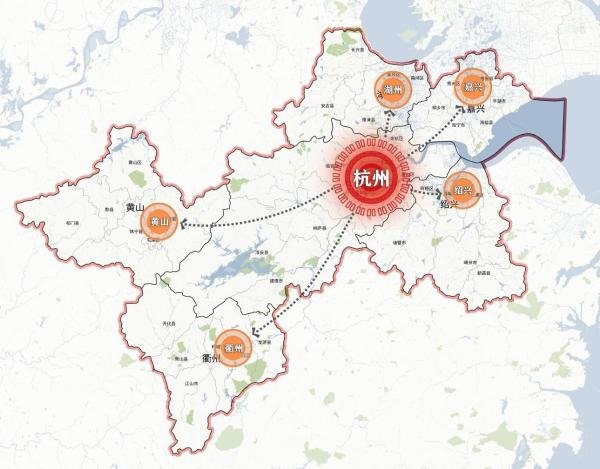 黄山在杭州都市圈里的地理位置