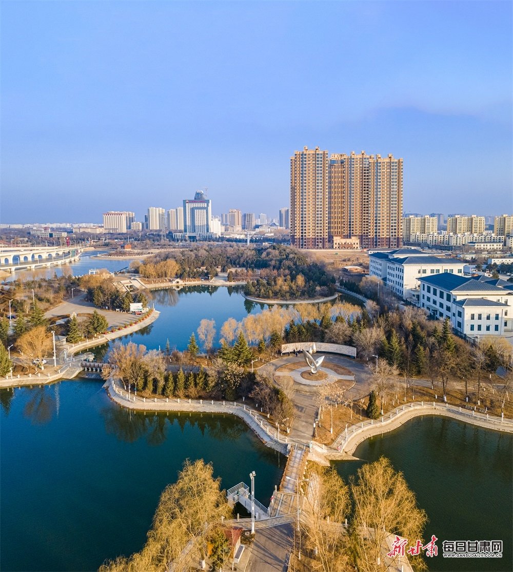 移步皆是画 庆阳南湖湿地公园太美了