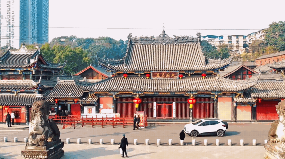 △内江的圣水寺外景。