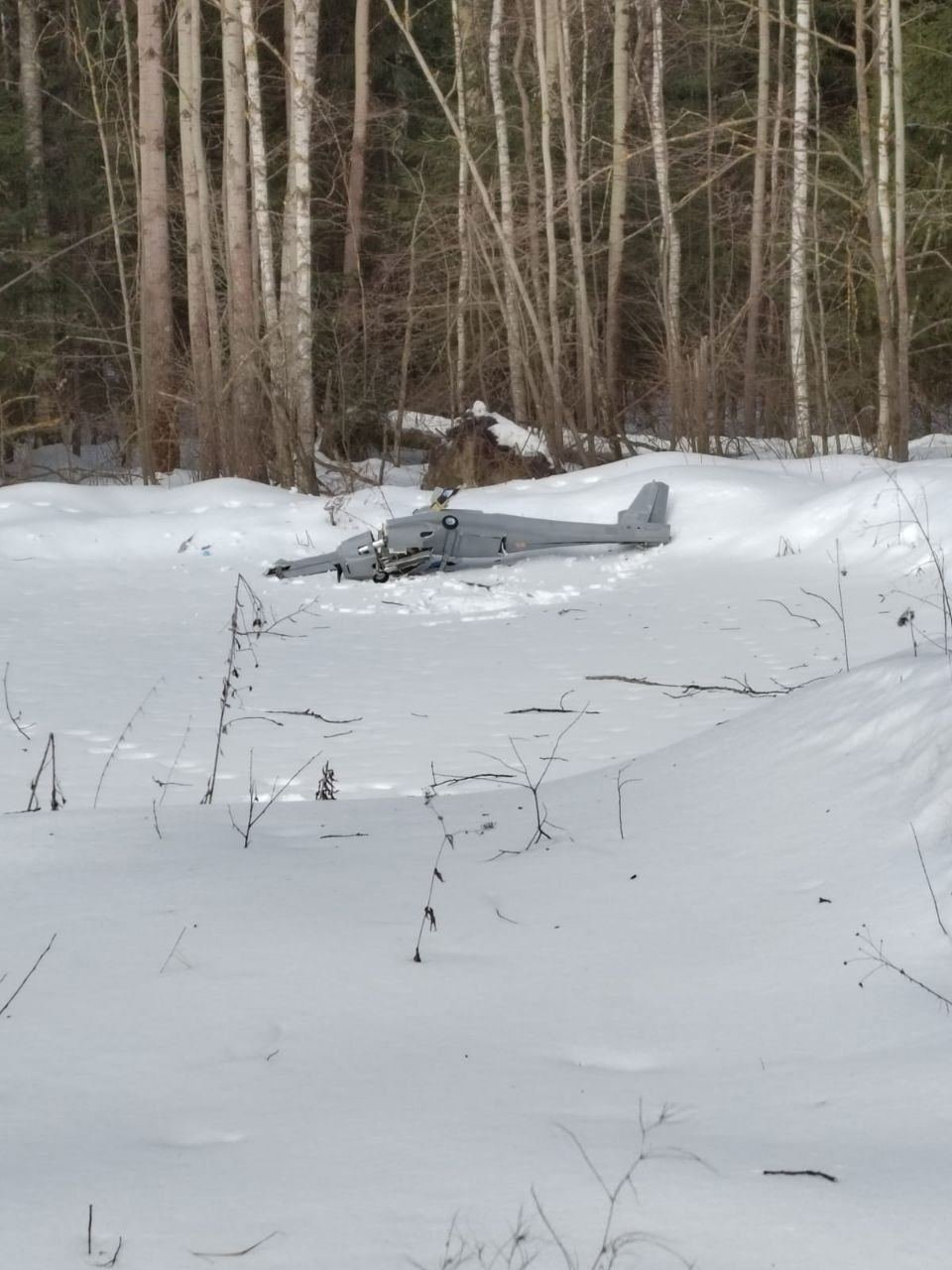 一架无人机在俄罗斯莫斯科地区坠毁