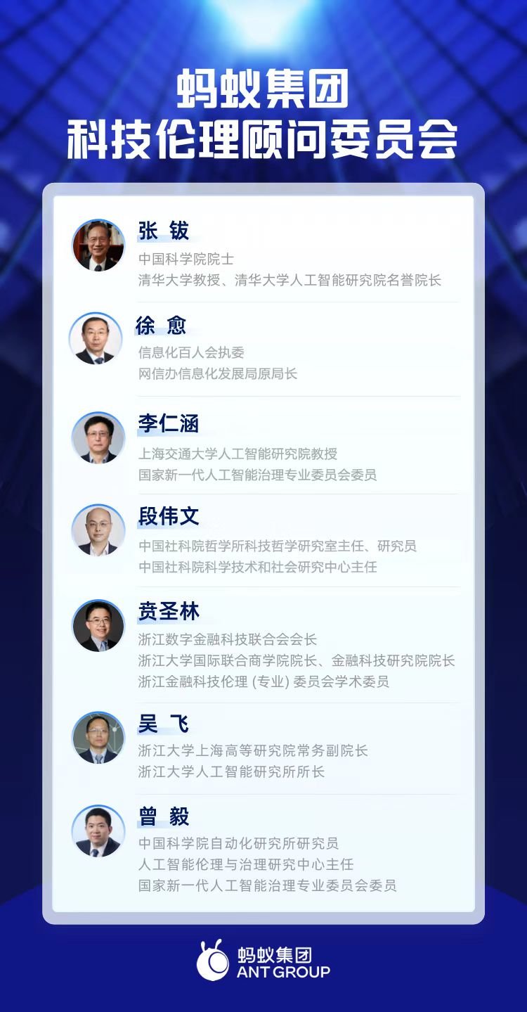 蚂蚁集团成立科技伦理顾问委员会 由7位专家构成