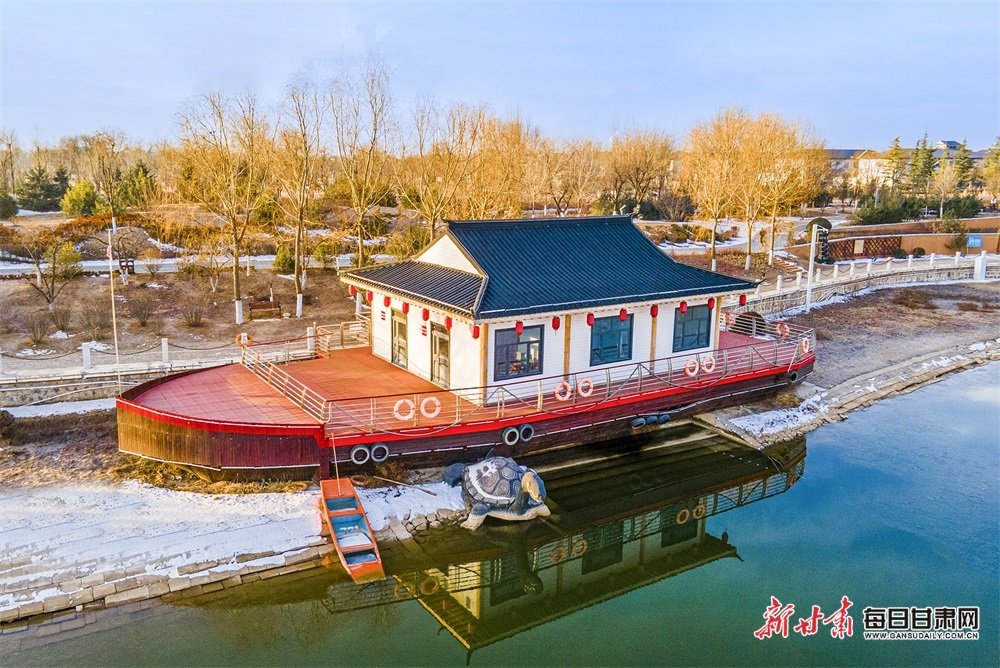 移步皆是画 庆阳南湖湿地公园太美了