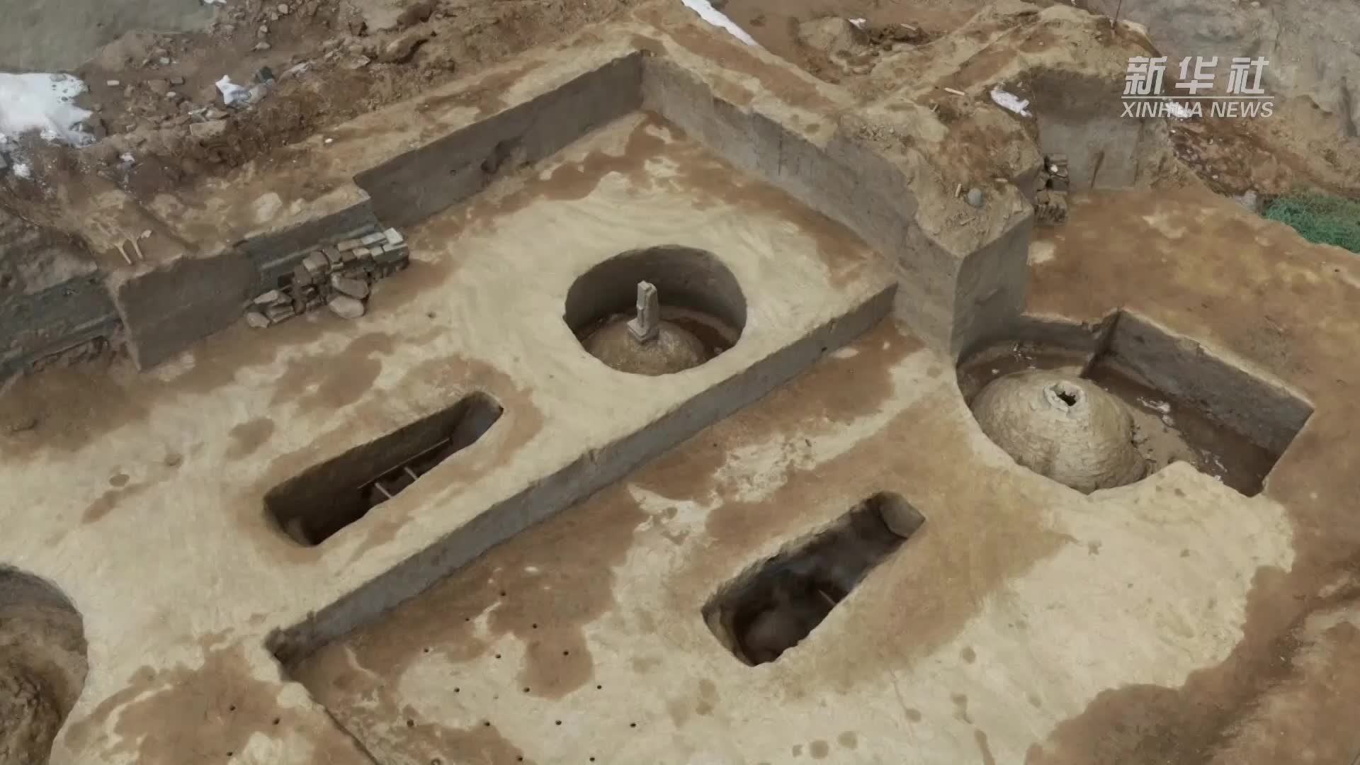 山西阳泉发掘清理7座元代墓葬 多处彩绘壁画保存完好