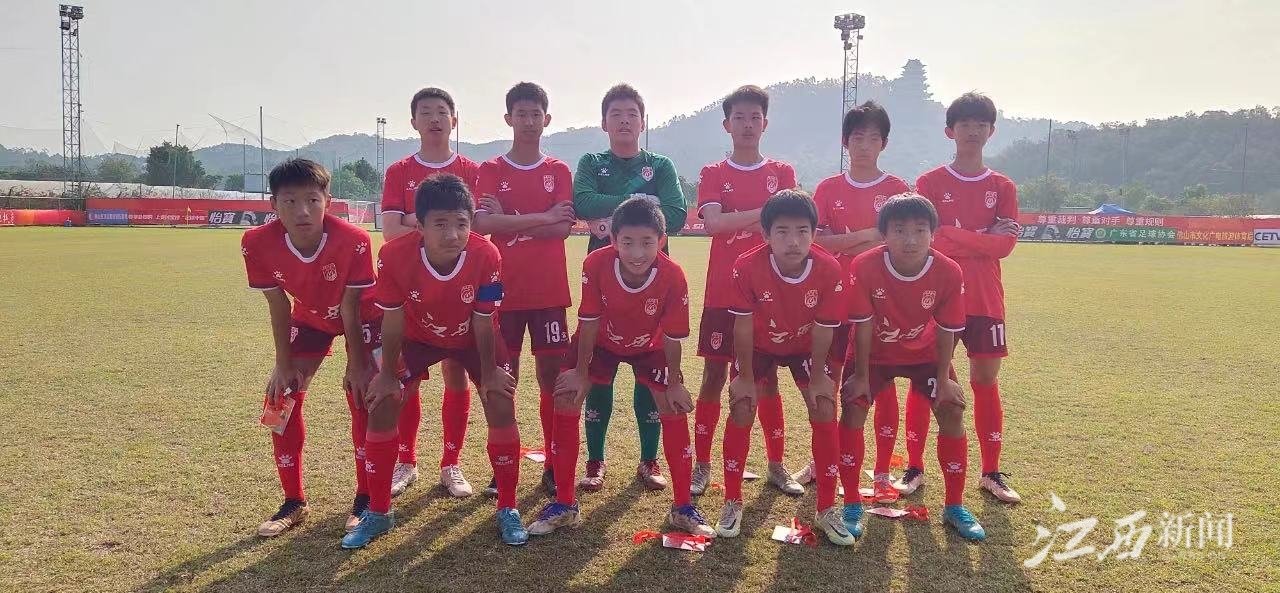 ▲江西足协男子U14队。（图片由省足协提供）