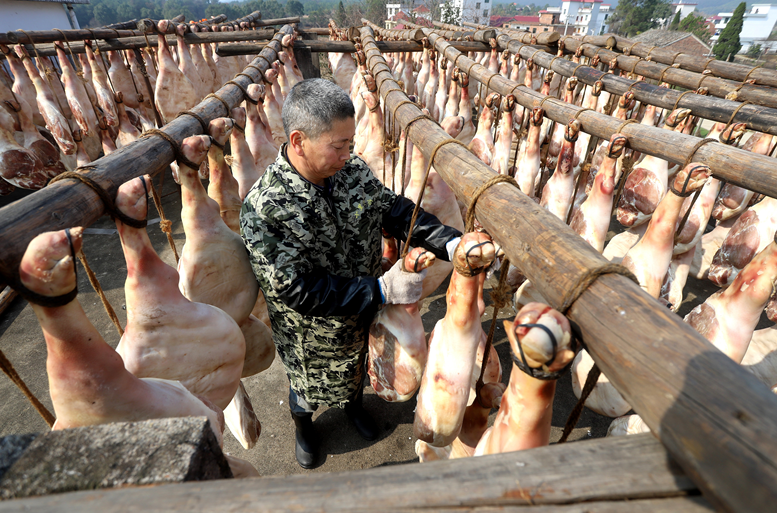 吉安安福县：做大“非遗火腿”助力乡村振兴（组图）