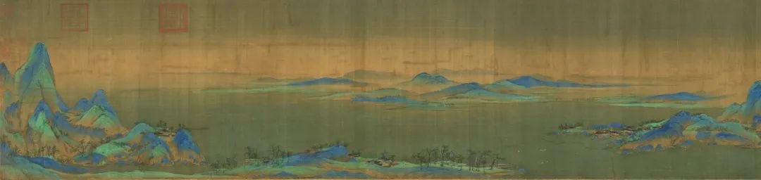 《千里江山图》（第四段、第五段、第六段）王希孟（北宋） 故宫博物院藏