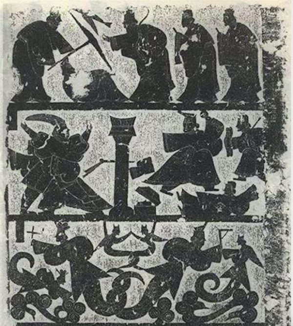 荆轲刺秦王画像（中）