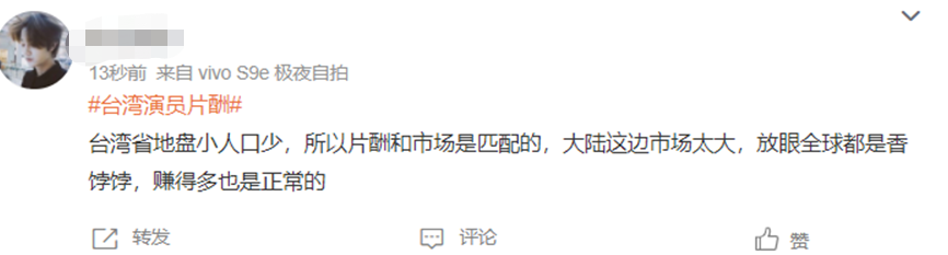 台湾演员片酬曝光,林依晨40万台币一集,许光汉仅5万