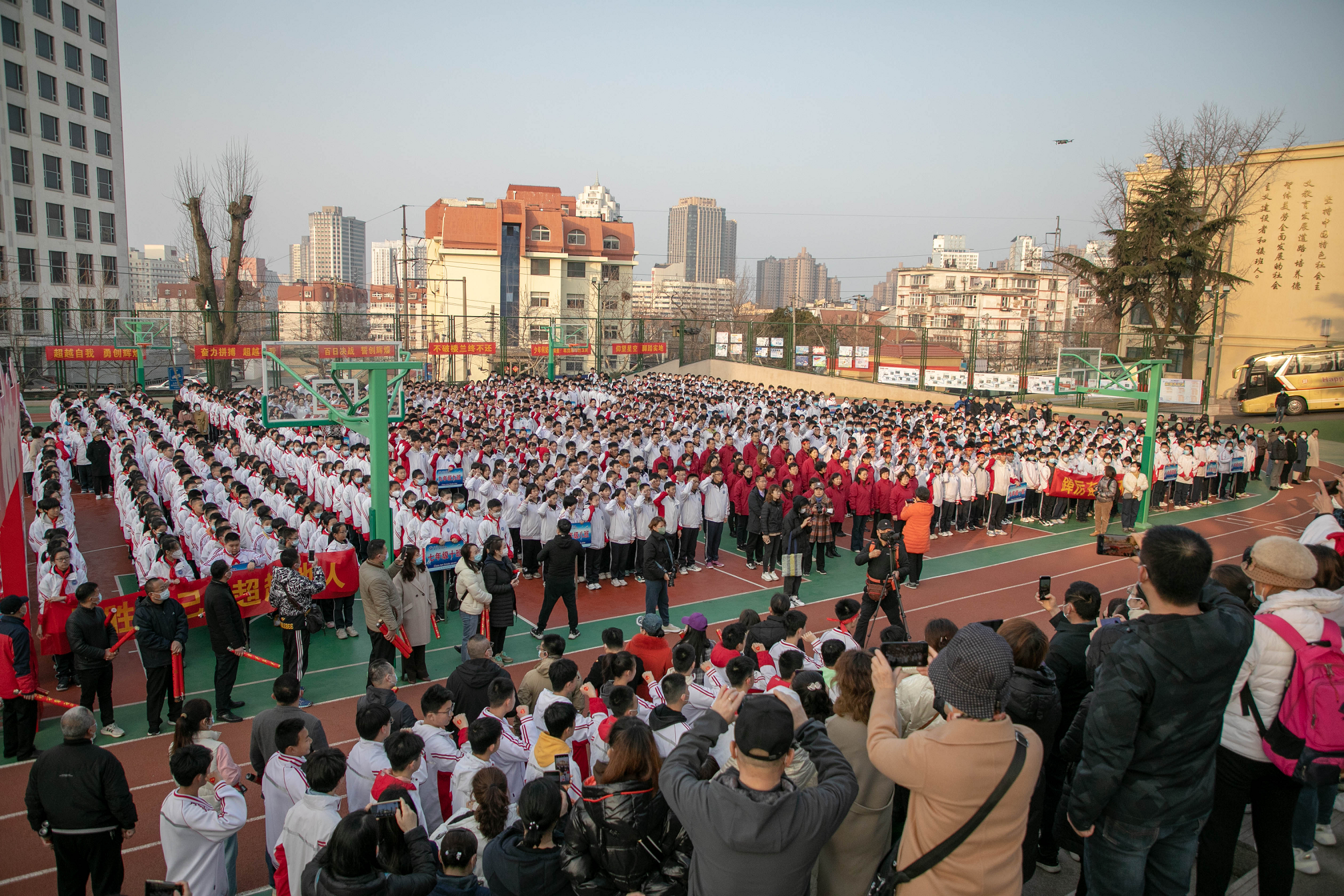 矢志笃行立芳华!青岛三十七中百日誓师冲刺中考