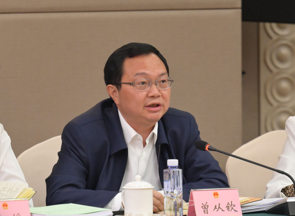 全国人大代表曾从钦:锚定高质量发展首要任务 全力以赴挑大梁走在前作贡献
