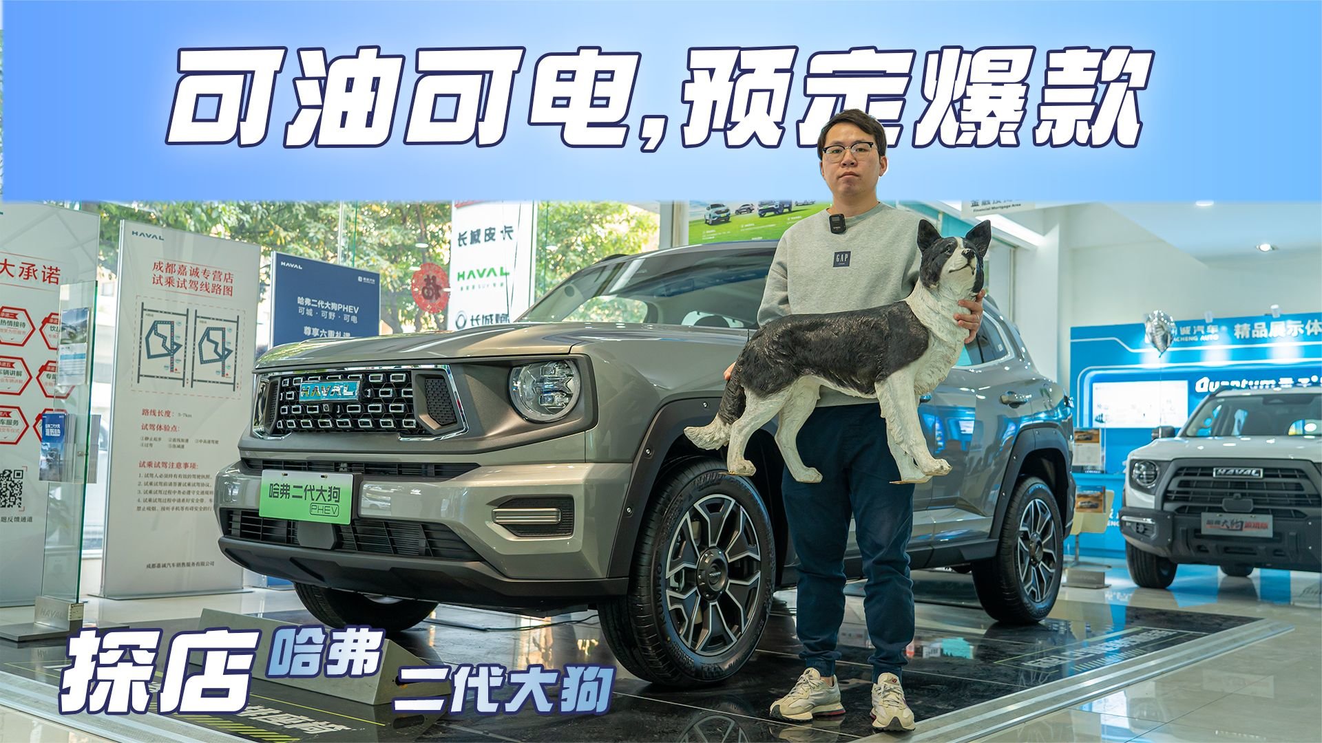 探店哈弗二代大狗：可油可电，入门即高配，提前抢走旅行者潜客？