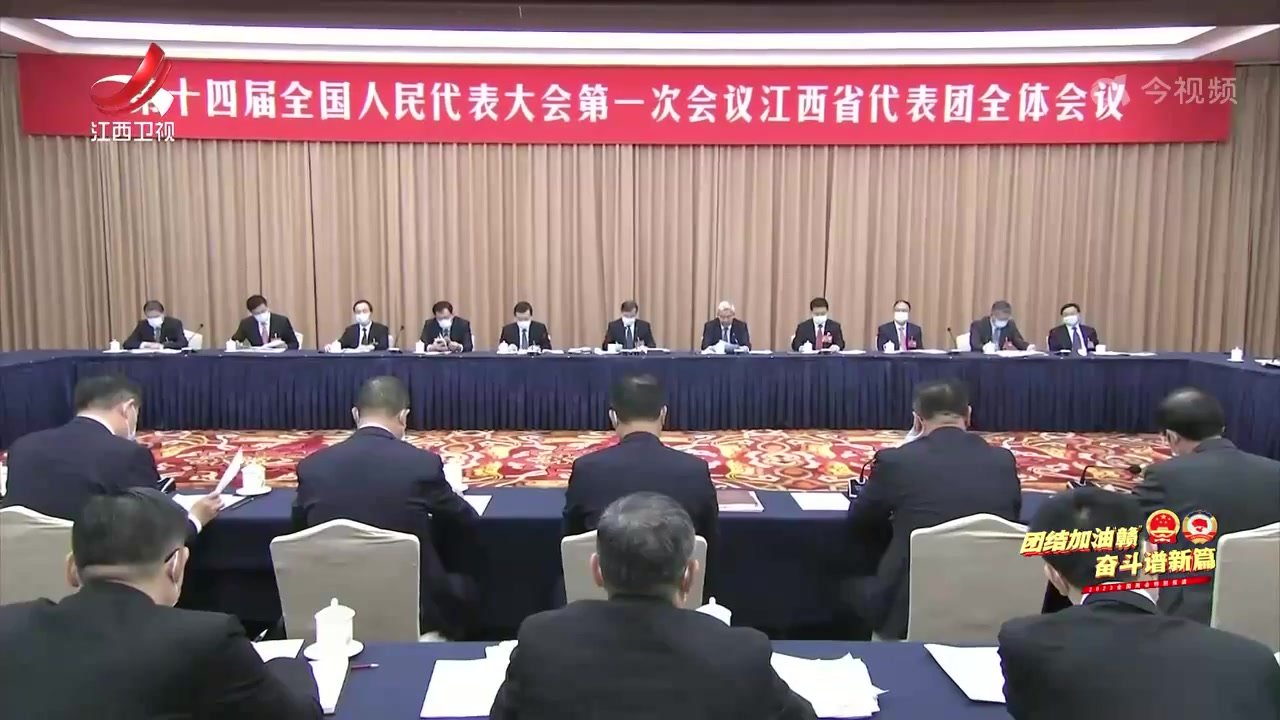 江西代表团举行全体会议审议政府工作报告