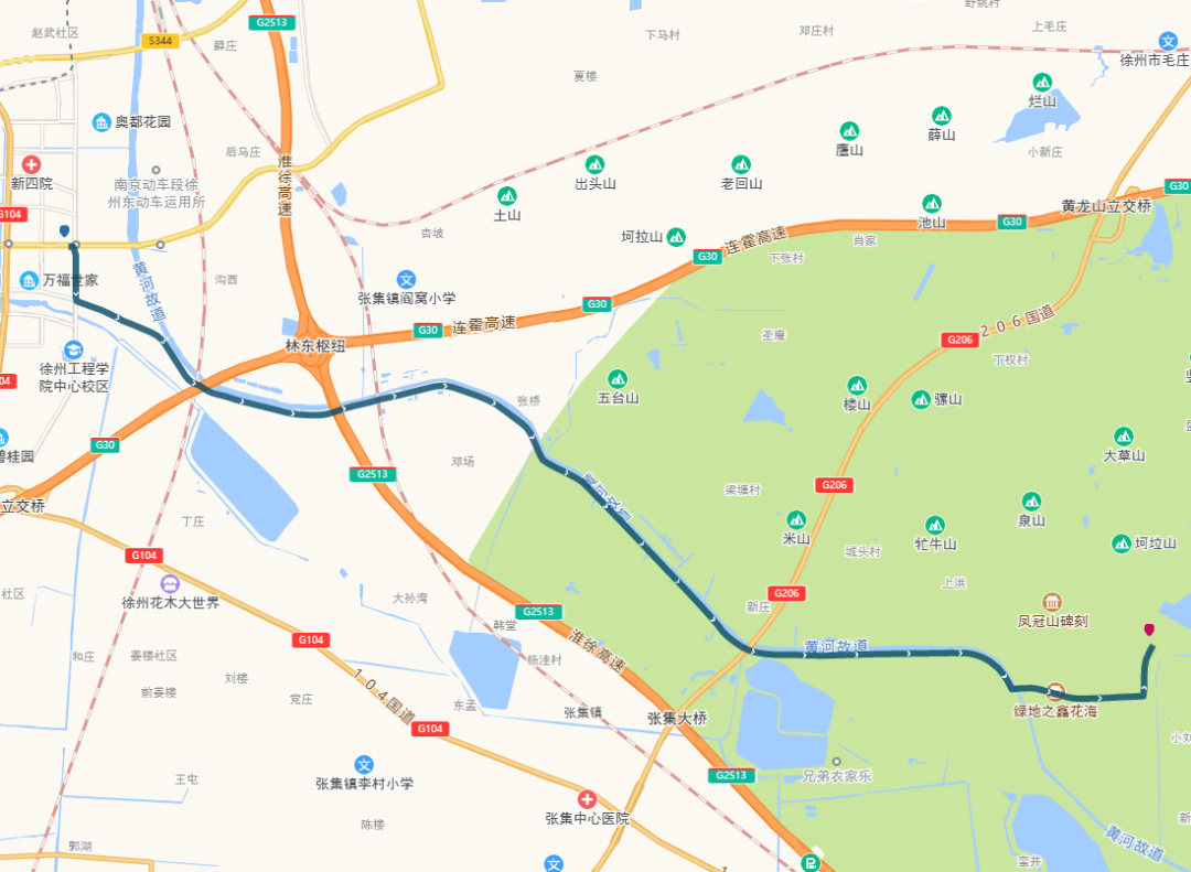 今日起,徐州公交开通园博园专线1路