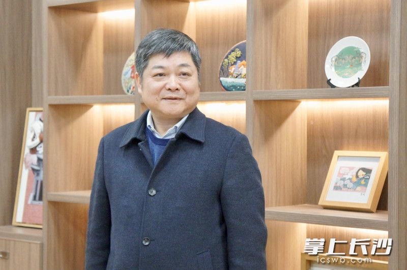 住湘全国政协委员石磊。长沙晚报全媒体记者 唐朝昭 摄