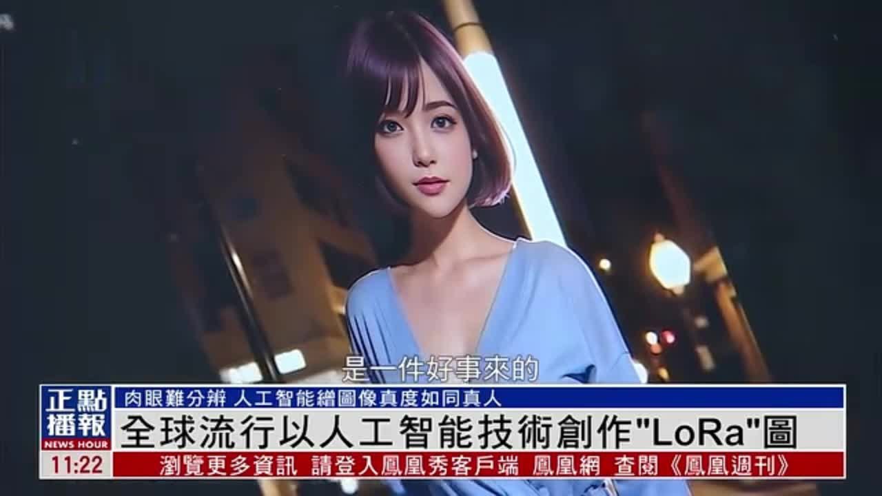 全球流行以人工智能技术创作“LoRa”图