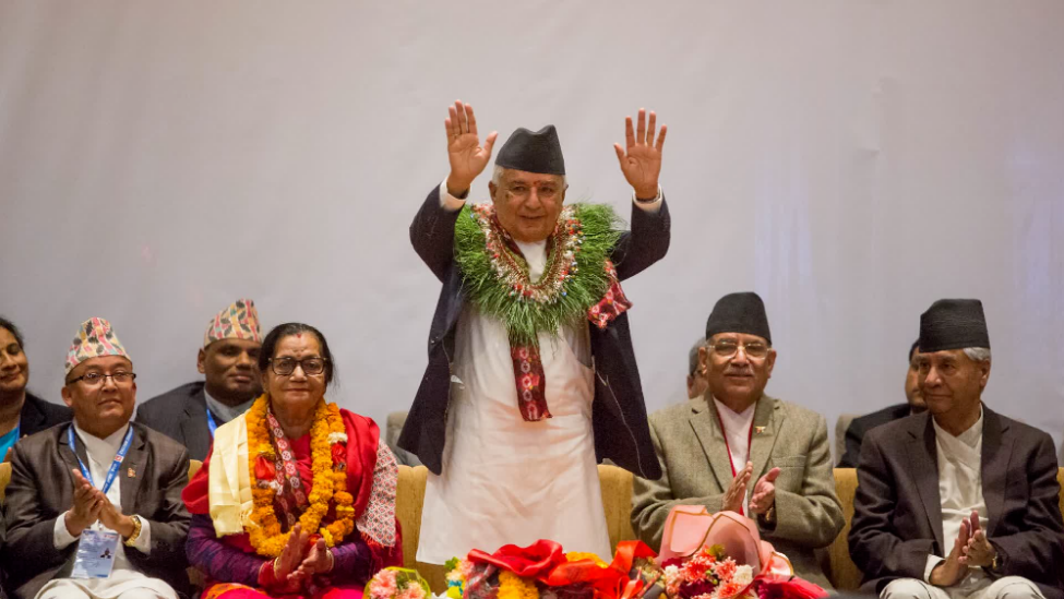 尼泊尔新总统宣誓就职 引发政坛矛盾