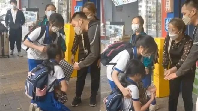 “谁捡到就是谁的!”老人街头捡钱拒还,女孩崩溃下跪_凤凰网