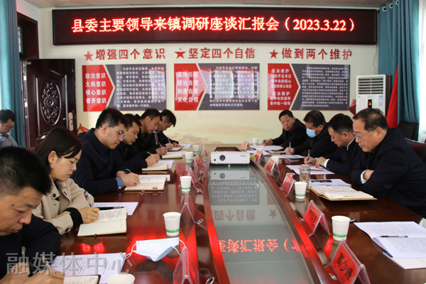 3月22日,三原县县委书记赵俊强深入西阳镇调研指导重点工作,并召开