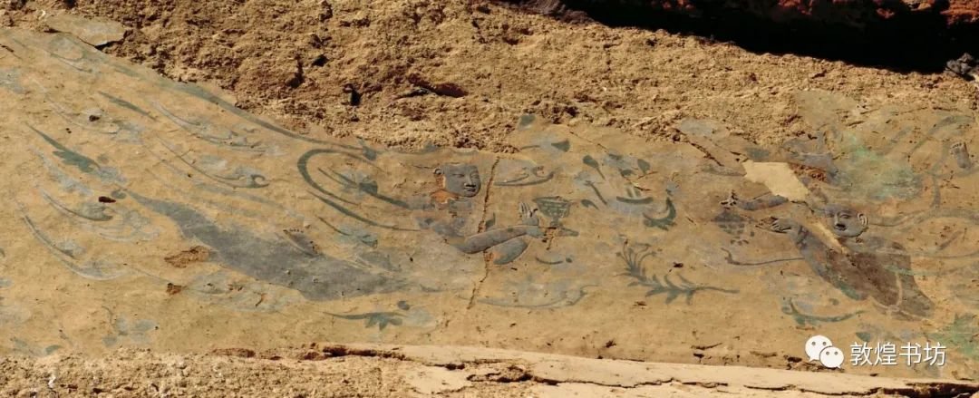 麦积山石窟第4窟薄肉塑飞天