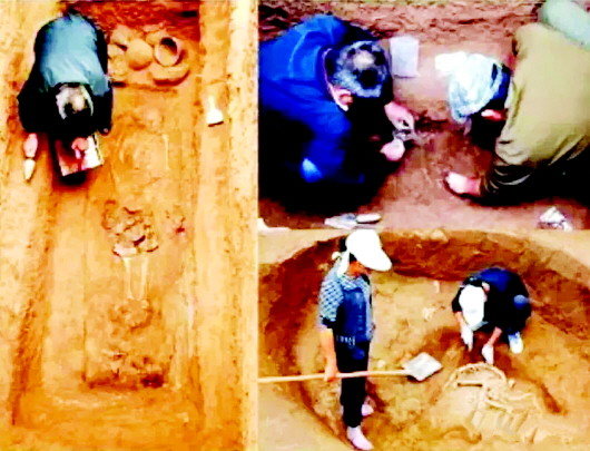 ■ 李崖遗址现场发掘照片