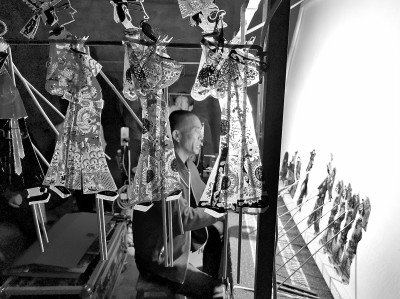 许明堂表演道情皮影 图片由作者提供