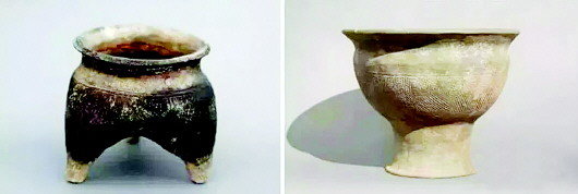 ■ 李崖遗址出土陶鬲、陶簋