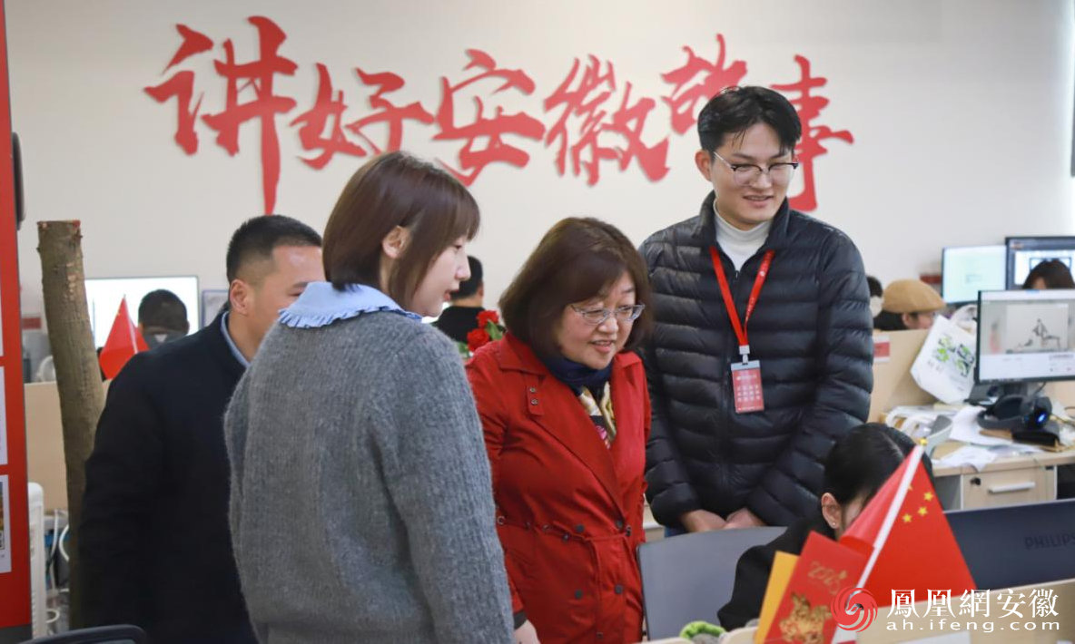 中共宿州市埇桥区委宣传部部长史峰等领导一行莅临凤凰网安徽考察指导