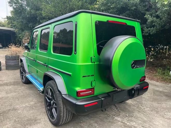 奔驰g63最靓颜色绿色车身天津现车优惠_凤凰网汽车_凤凰网