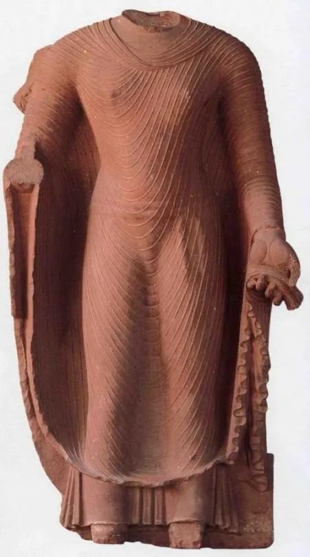 ▲ 炳灵寺第169窟7号龛中的塑像与印度马图拉地区的塑像