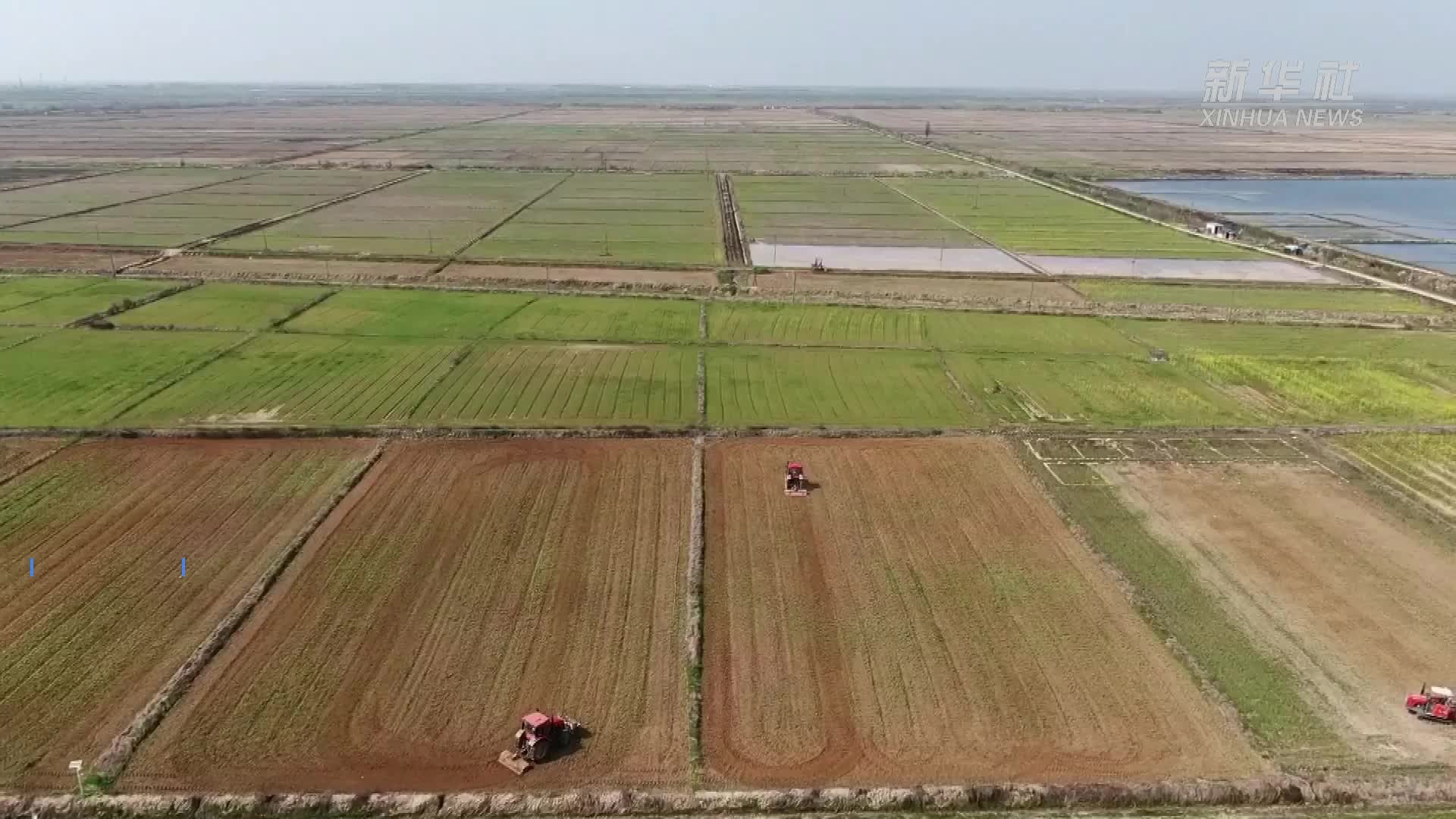 江西南昌“万亩智慧农场”上的春耕