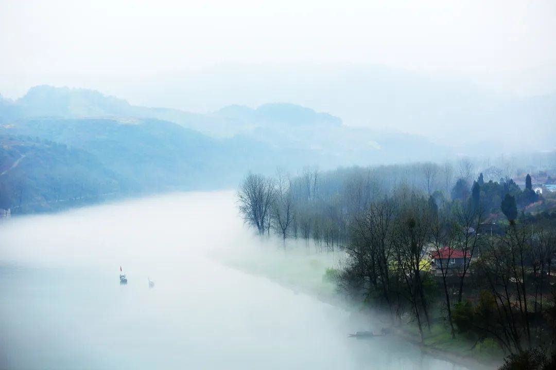 水岸烟村窑湾塘